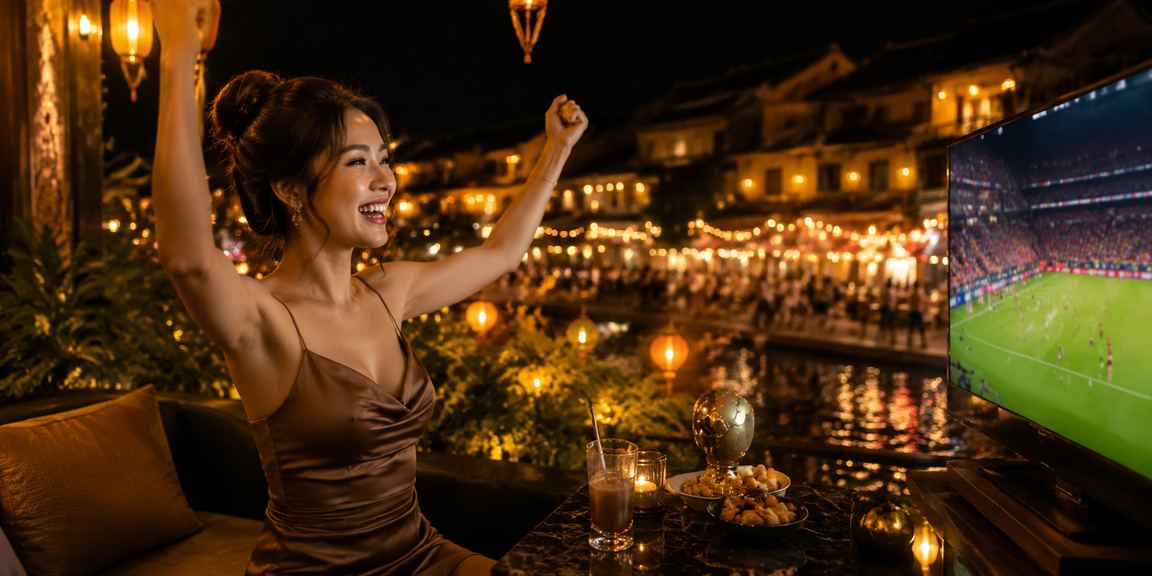 Người dùng kiểm tra nạp tiền VND tại quán cà phê Hội An trước khi vào bàn High Roller