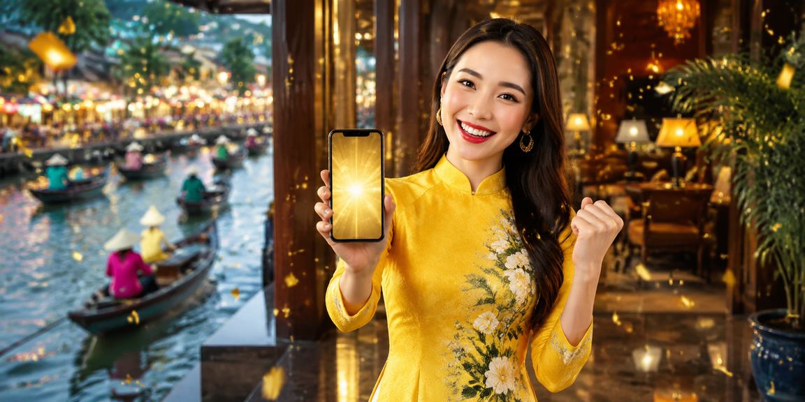 Người dùng Việt Nam đăng nhập tài khoản casino trên điện thoại di động